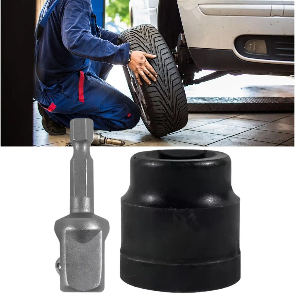 Jack Socket Drill Adapter – Heavy-Duty Vehicle Lifting Tool Drill Jack Adapter Qme