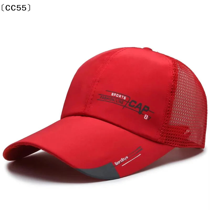 Men's Breathable Mesh Fisherman Hat – Quick-Dry Casual Cap Mesh Fisherman Hat Qst