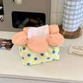 Flower Shape Tissue Box Holder – Stylish Desktop Dispenser Tissue Box Holder Qme 1Pc