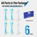 Contact Lens Suction Remover Stick Set – 5/6 Pcs Inserter Contact Lens Tool Qst B 6pcs