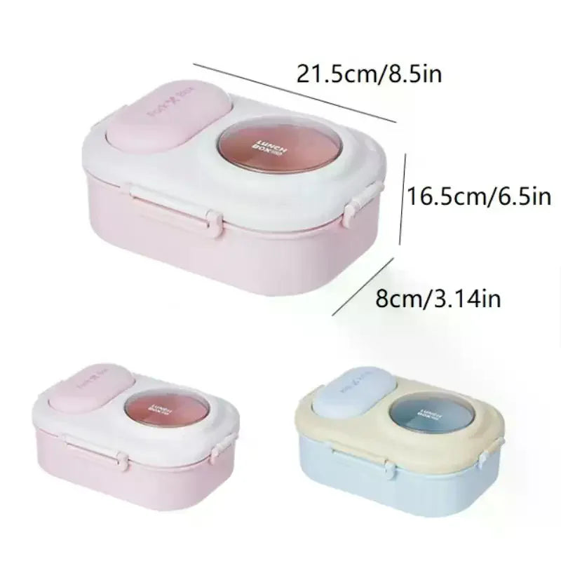 Cute Macaron Bento Box – Portable Lunch Container for Women Bento Lunch Box Qme