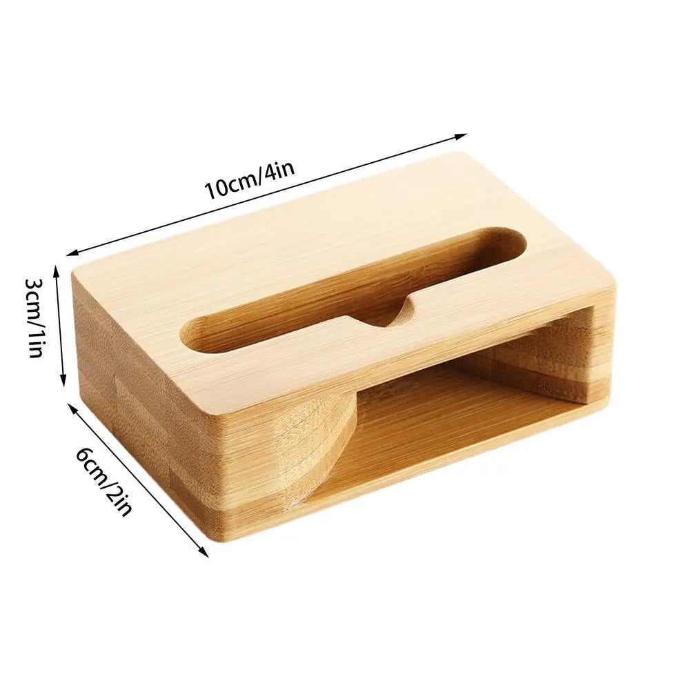 Wooden Phone Speaker Stand & Passive Amplifier Dock | Qme Phone Speaker Stand Qme as shown