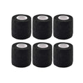 Tattoo Handle Grip Tape – Non-Woven Anti-Slip Bandage Wrap Tattoo Grip Tape Qme 6PCS Black