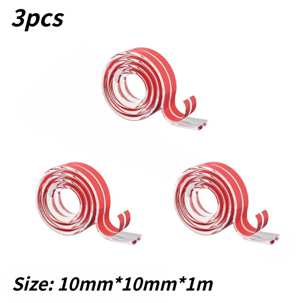 Transparent Self-Adhesive Furniture Edge Guard Strip 1–5M Furniture Edge Guard Qme 1M 3pcs