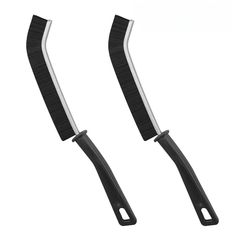 Long Handle Grout & Gap Cleaning Brush – Hard Bristle Gap Cleaning Brush Qme 2pcs 24x2cm