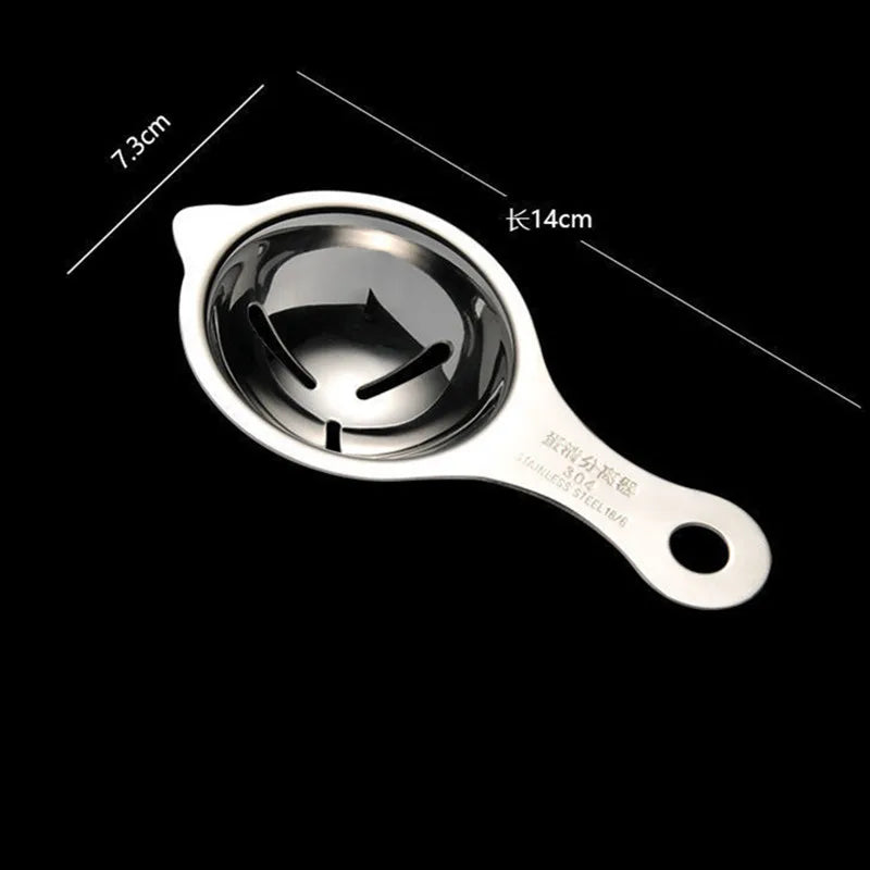 Stainless Steel Egg Yolk Separator – Baking Kitchen Tool Egg Separator Tool Qme