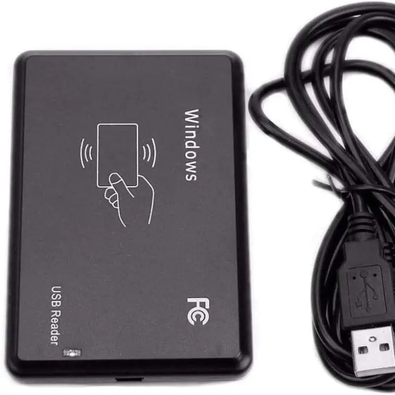 USB RFID Reader 125kHz & 13.56MHz Dual Frequency Smart Card USB RFID Card Reader Qme