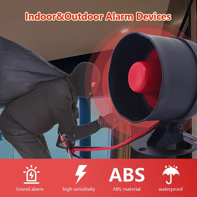 WiFi Siren Alarm System – Wireless Smart Life Alert WiFi Siren Alarm Qme