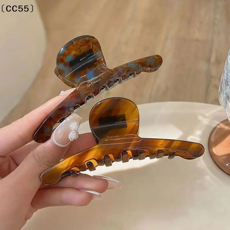 Elegant Acetate Hair Claw Clip – Vintage Women's Hair Accessory Hair Claw Clip Qst