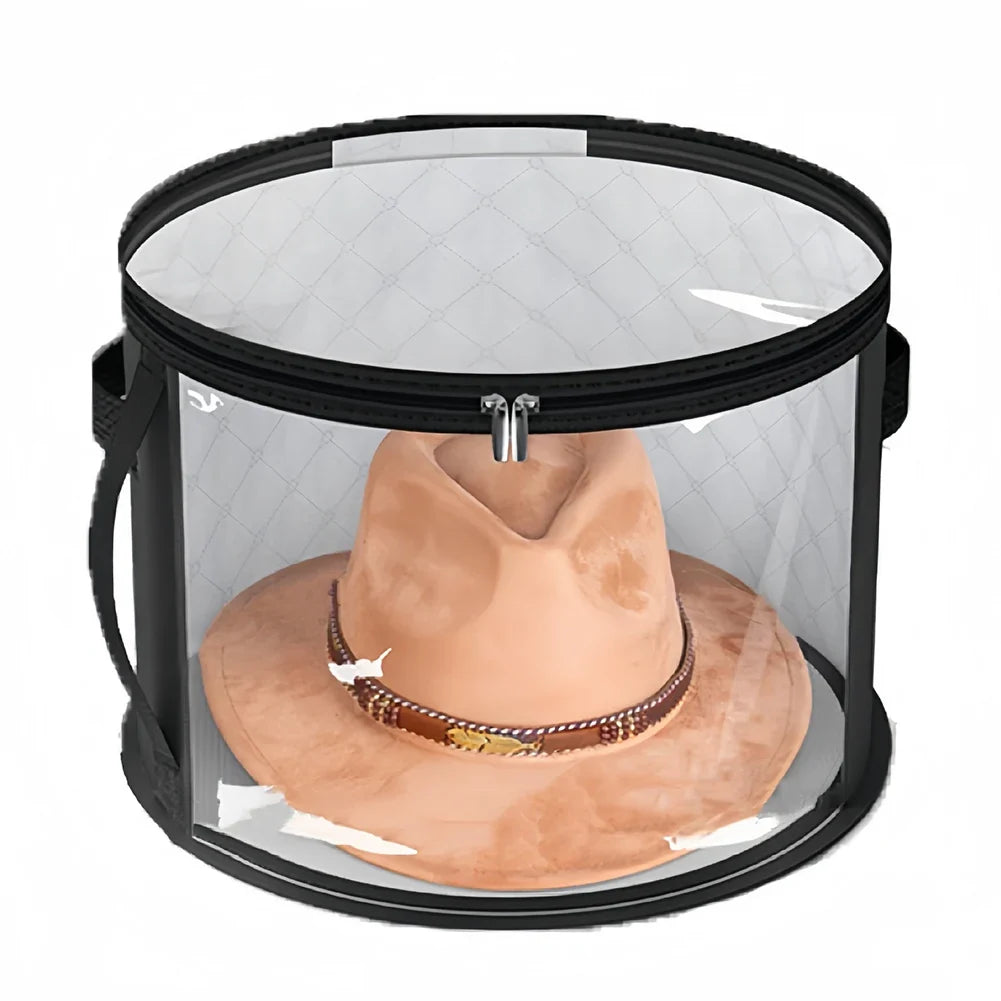 Non-Woven Fabric Hat Storage Bucket – Foldable Travel Organizer Hat Storage Organizer Qme