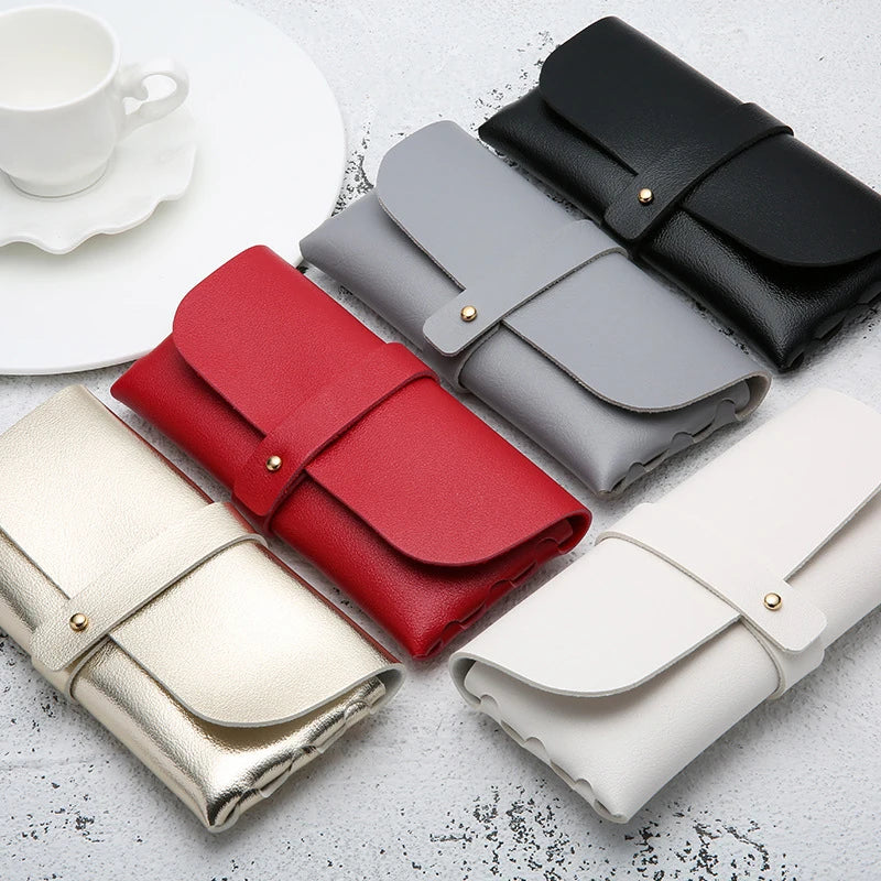 Soft PVC Leather Glasses Case – Sunglasses Storage Box Eyeglasses Case Qst