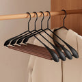 Iron & Beech Suit Hanger – Non-Slip, Rust-Resistant, Dual-Use Suit Hanger Qme Default Title