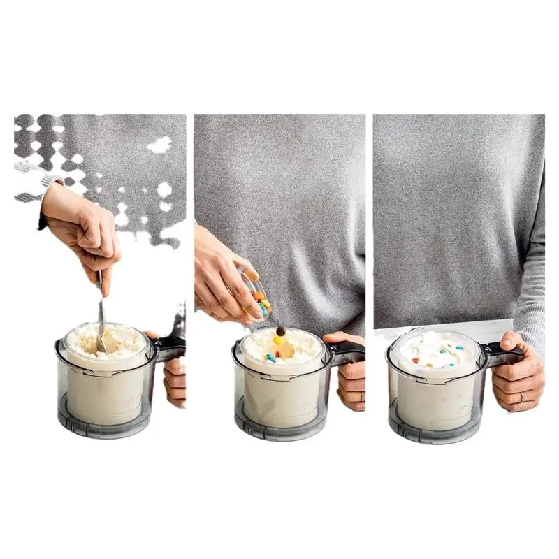 Replacement Outer Bowl & Lid for Ninja Creami NC300 NC301 Ice Cream Maker Accessory Qst