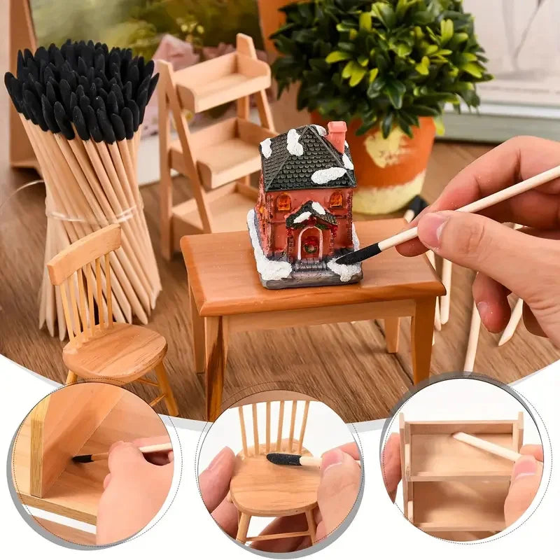 10-Pack Precision Sanding Sticks | Aluminium Oxide Craft Tools Craft Sanding Sticks Qme