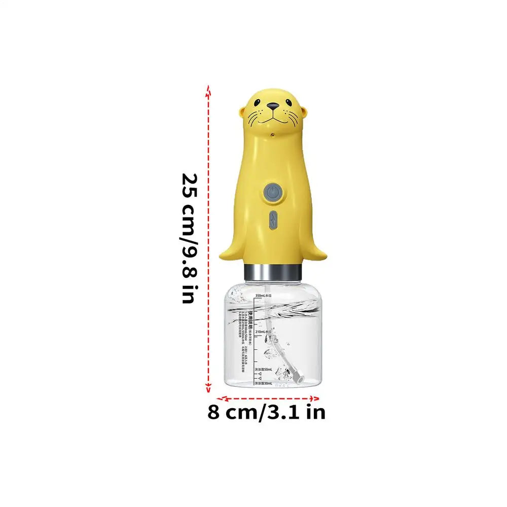 Rechargeable Automatic Pet Shampoo Foam Sprayer – Dogs & Cats Pet Grooming Sprayer Qme Yellow China Mainland