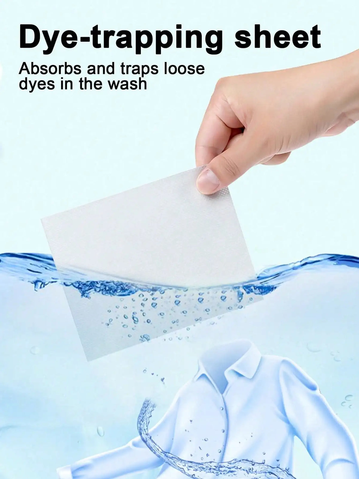 Anti-Dyeing Laundry Color Absorbing Tablets – 50 Pack | Qme Laundry Absorbing Tablets Qme