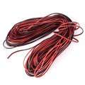 2-Pin 10M Copper LED Wire Cable for Cars & Motorcycles Automotive Wire Cable Qme 1set