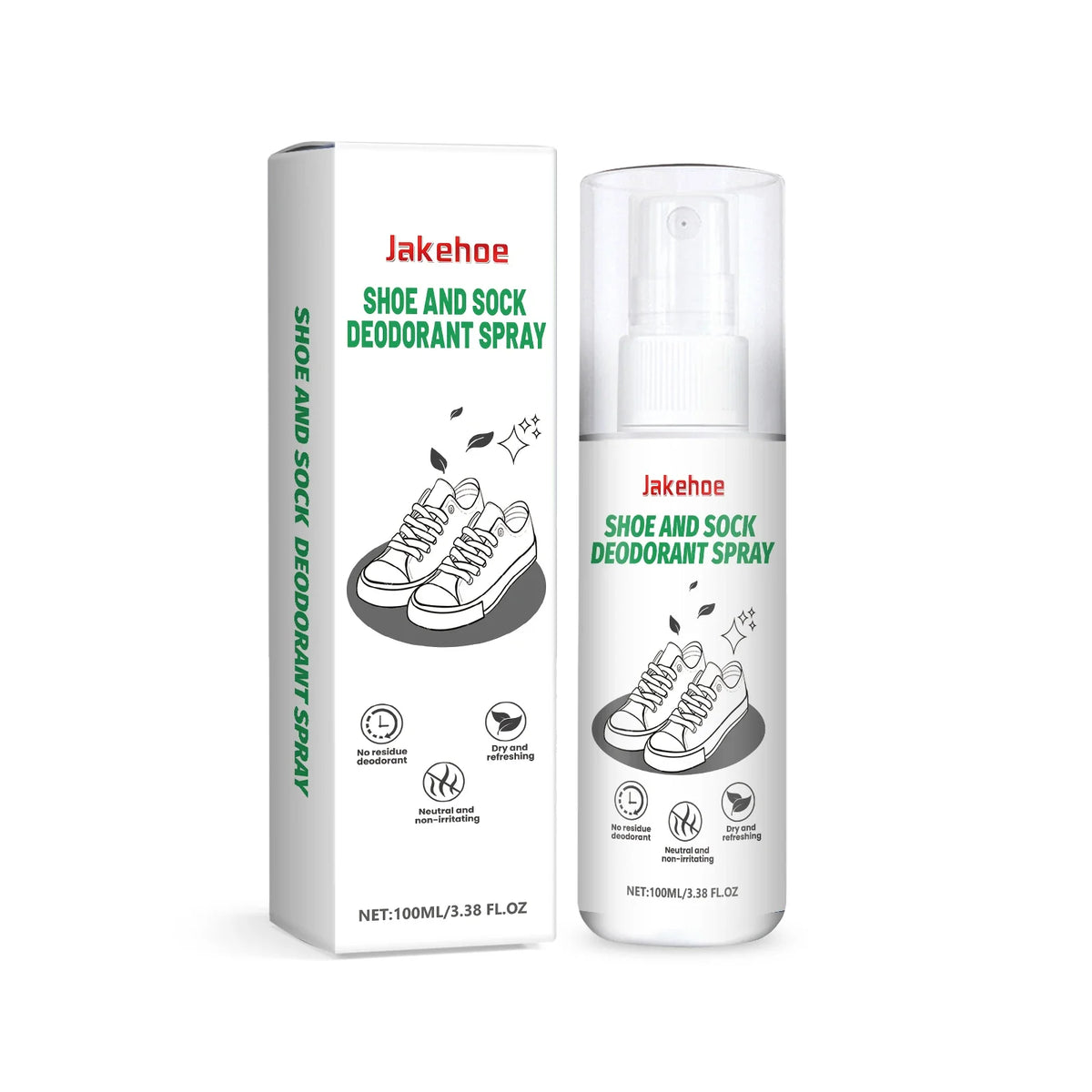 Shoe & Sock Deodorizing Spray | Antibacterial, Long-Lasting Shoe Deodorizing Spray Qme 100ml Boxed