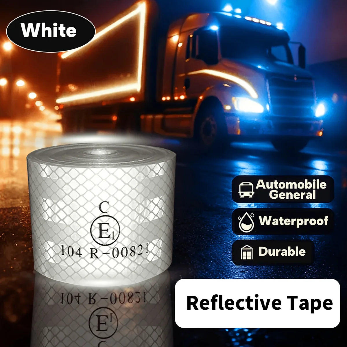Waterproof Reflective Safety Tape – High-Visibility Warning Sheet Reflective Safety Tape Qme