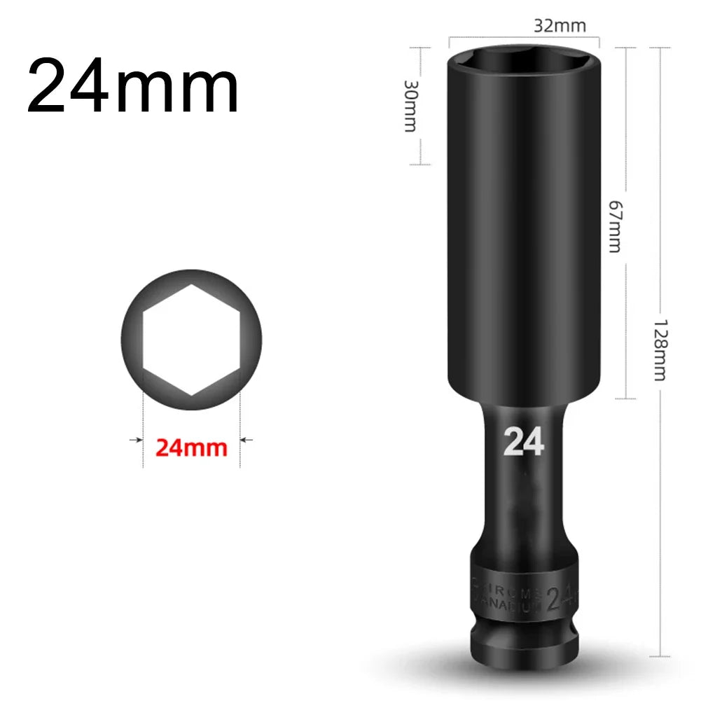 1/2" Drive 8mm Hex Head Socket Adapter Spanner Converter Socket Adapter Qme 24mm