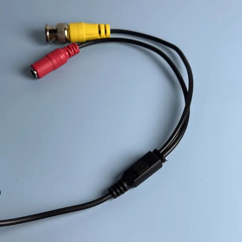 15M BNC+DC Coaxial CCTV Cable for AHD DVR Security Cameras CCTV Coaxial Cable Qme