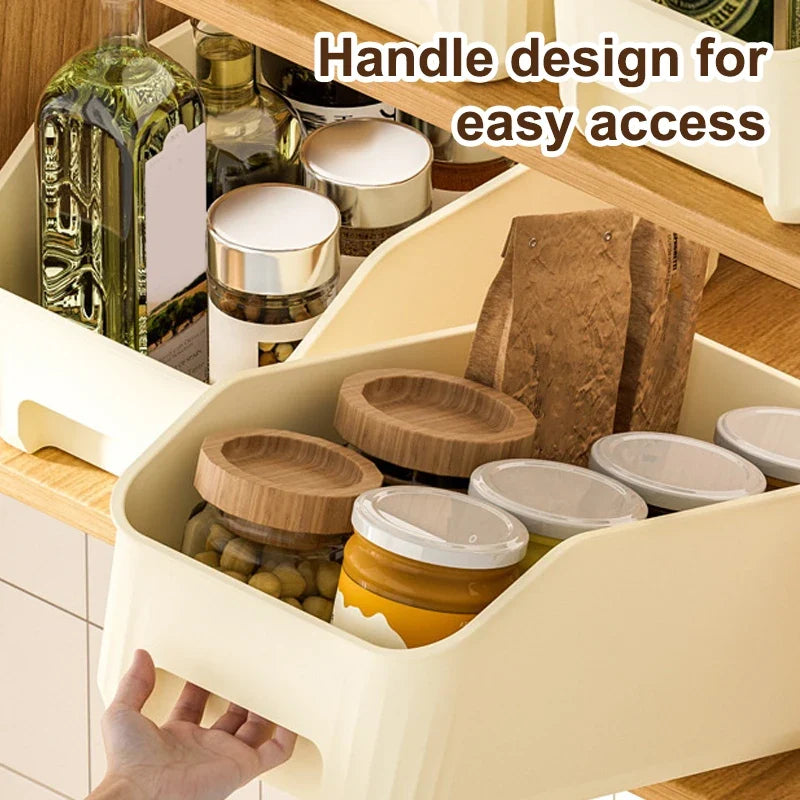 Multi-Purpose Plastic Storage Box & Kitchen Basket Organizer Storage Basket Qme