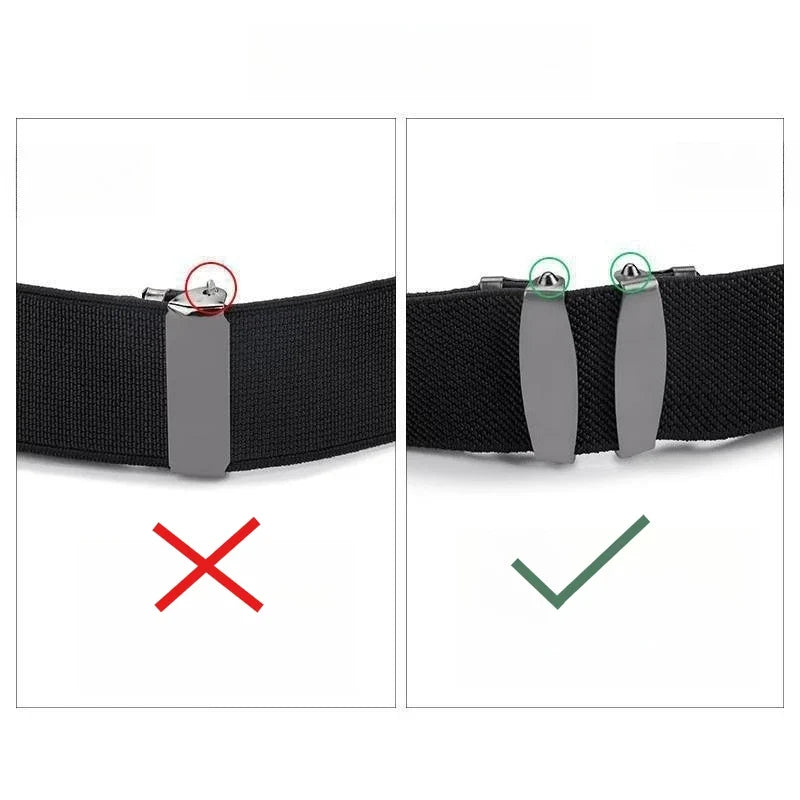 Women's Elastic Waist Belt – Stretchy Canvas Cincher for Jeans Elastic Waist Belt Qme