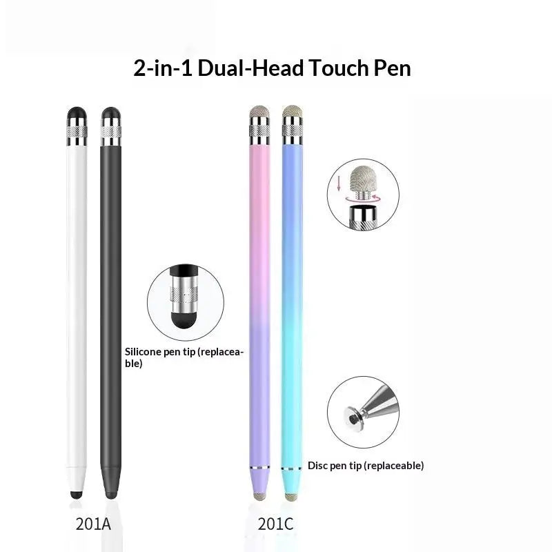 Mesh Fiber Capacitive Stylus Pen | Double Nib Touch Screen Capacitive Stylus Pen Qme