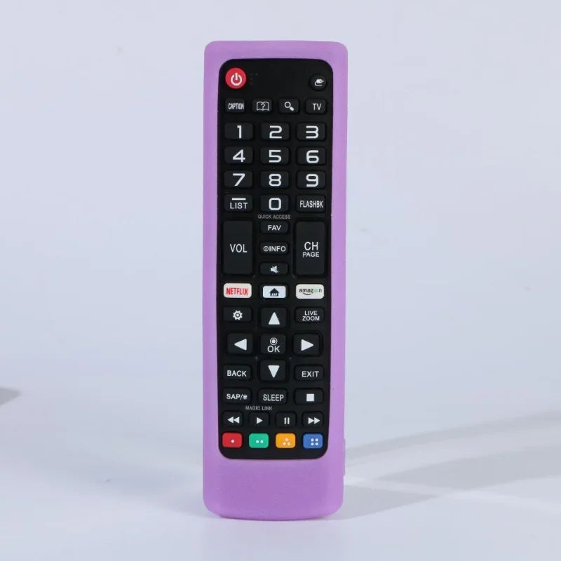 Silicone Cover for LG Remote AKB75675311 AKB75095308 – 7 Colors Remote Control Cover Qme Luminous purple