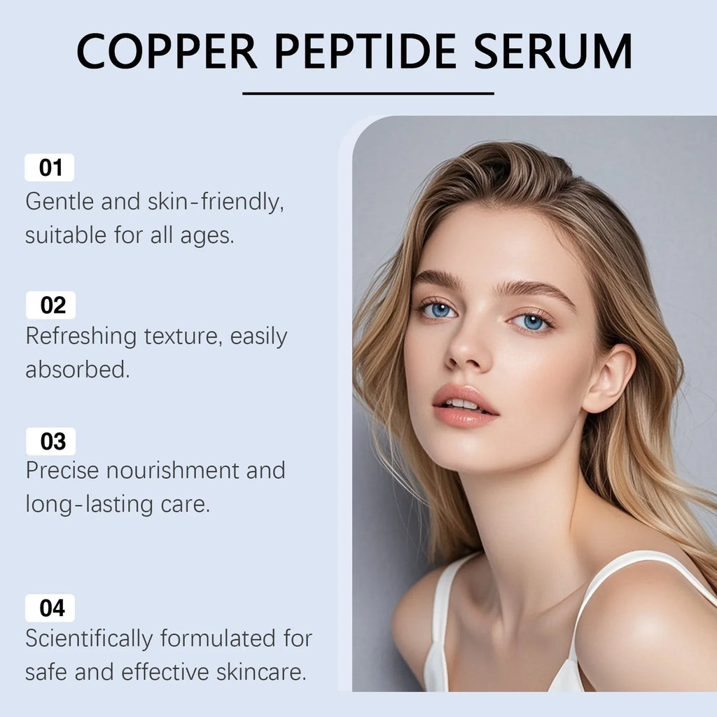 Copper Peptide Face Serum – Firming, Lifting & Hydrating | Qme Face Serum Qme