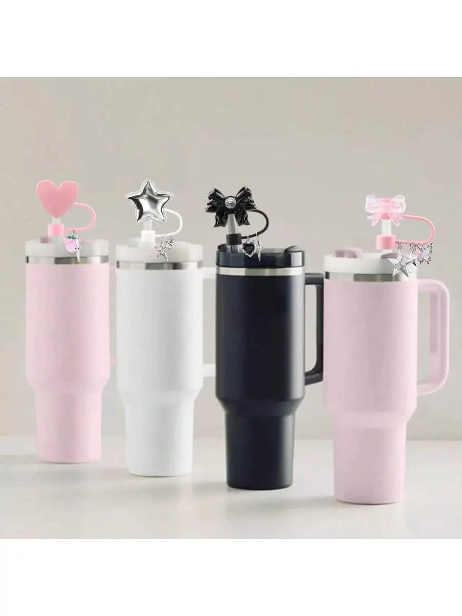 Strawberry Star Straw Lid Dust Cover for Stanley 40oz 30oz Drinkware Lid Cover Qme