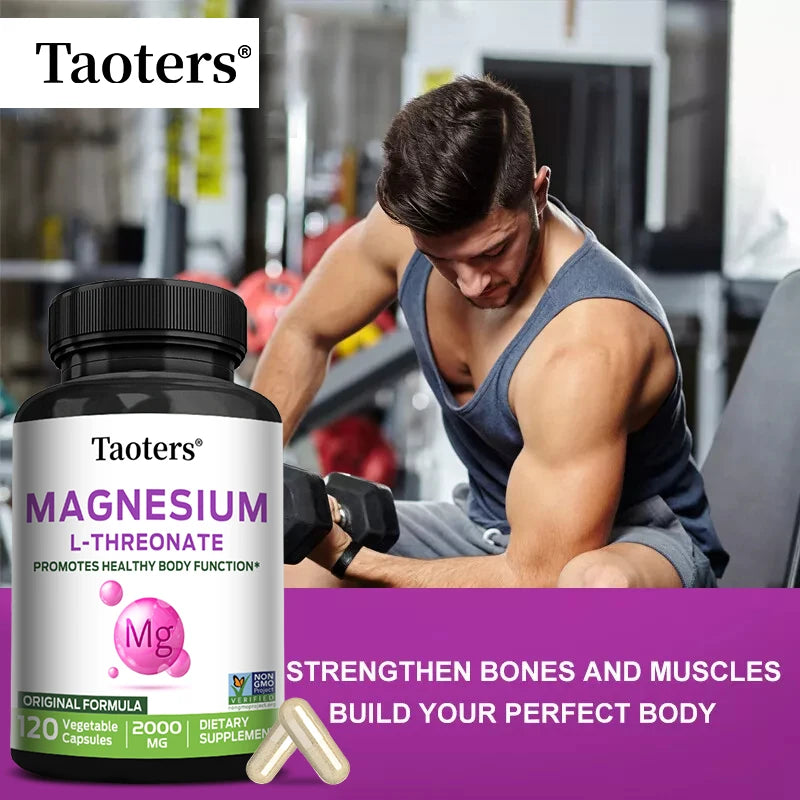 Magnesium L-Threonate Capsules – Focus, Memory & Sleep Support Magnesium Supplement Qst