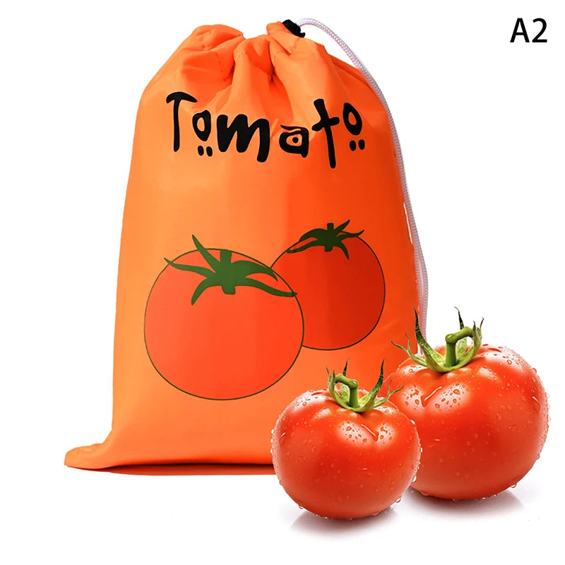 Reusable Fruit & Vegetable Fresh-Keeping Bags | 1/3 Pcs Food Storage Bags Qst A2