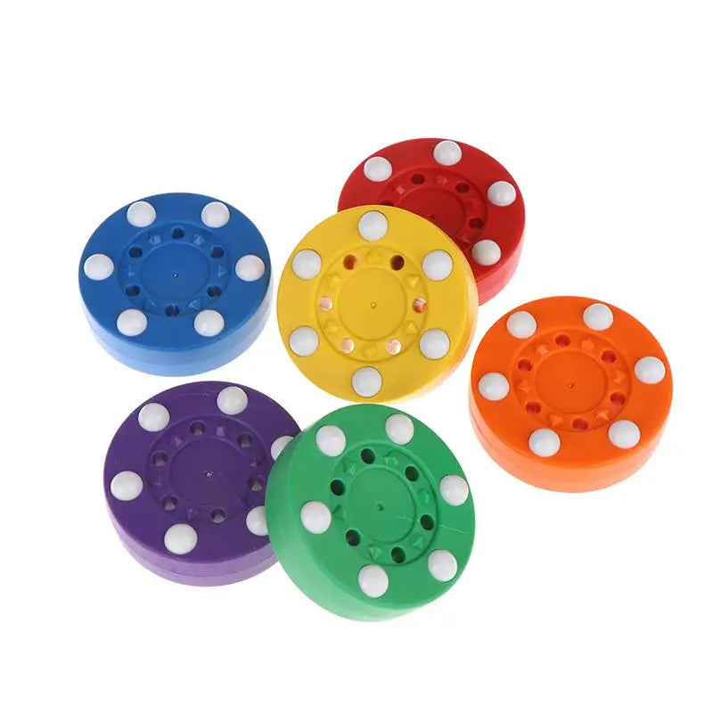 Inline Roller Hockey Pucks – 6-Ball Street Training Set Street Hockey Pucks Qst