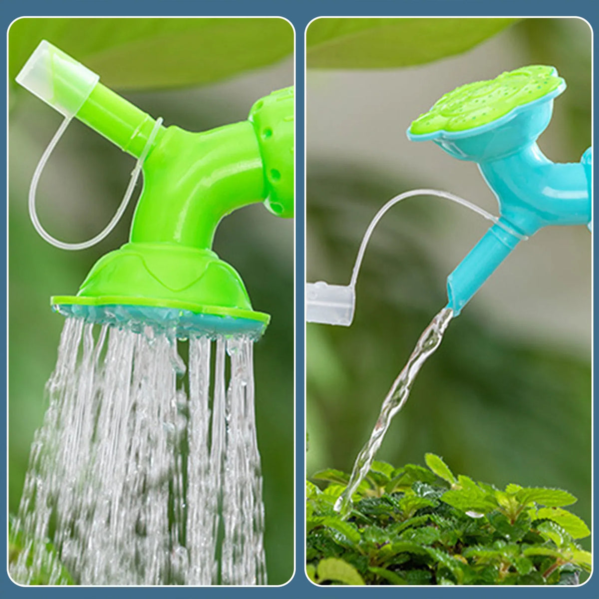 Double Head Bottle Watering Spout – Portable Garden Irrigator Bottle Watering Spout Qme