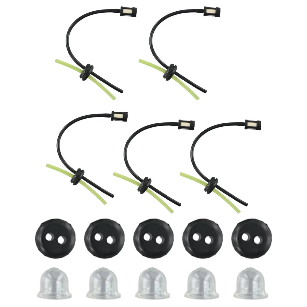 5-Pack Fuel Filter Hose Seal Kit – Brushcutter & Hedge Trimmer Fuel Filter Seal Kit Qme 5set