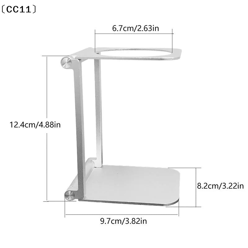 Foldable Aluminum Coffee Drip Stand – Portable Pour-Over Holder Coffee Drip Stand Qme