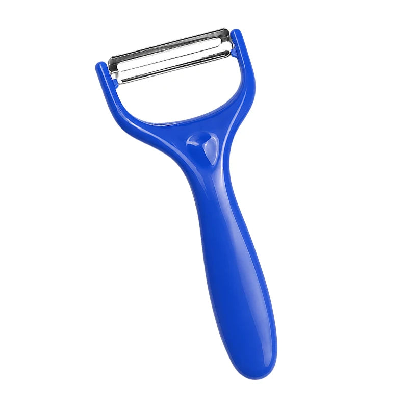 Y-Shaped Vegetable Peeler – Sharp Stainless Steel Comfort Grip Vegetable Peeler Qst blue-1pcs