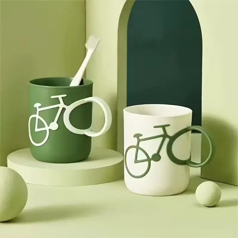 Creative Mouthwash & Toothbrush Cup | Bathroom Decor Bathroom Cup Qme