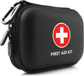 Compact Hard-Case First Aid Kit Bag with Carabiner Clip First Aid Kit Bag Qme black bag