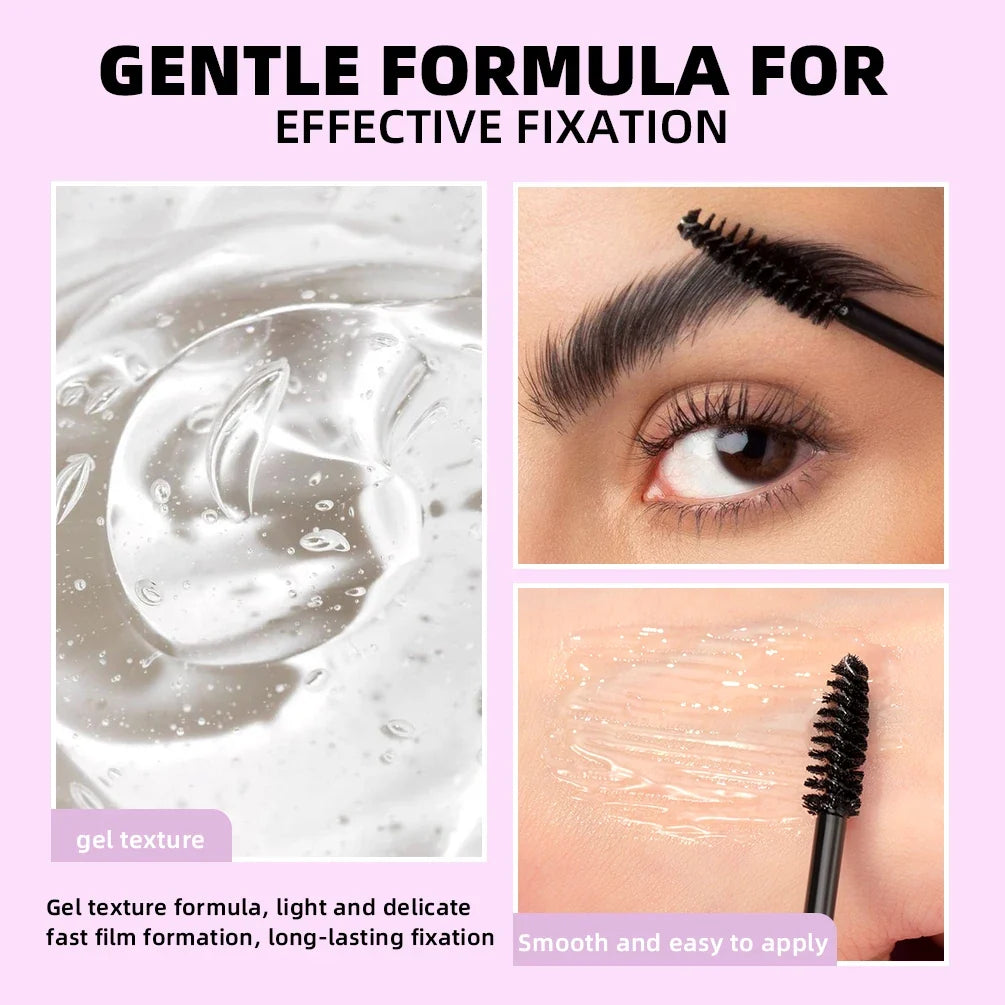 QIBEST Transparent Soap Brows Gel – Long-Lasting Eyebrow Styling Eyebrow Styling Gel Qme