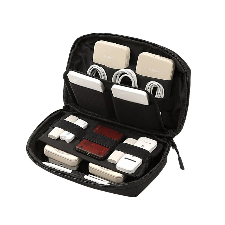 Portable Travel Cord Organizer Case for Cables & Electronics Travel Cord Organizer Qme