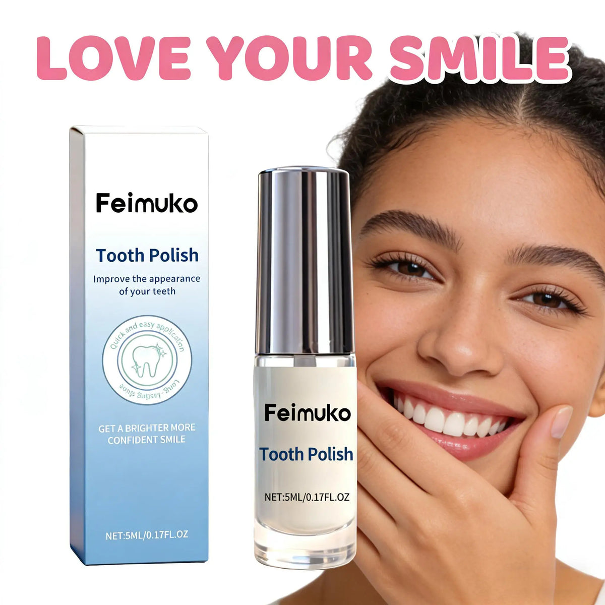 Teeth Whitening Paint – Brighten Smile & Strengthen Enamel Teeth Whitening Paint Qme