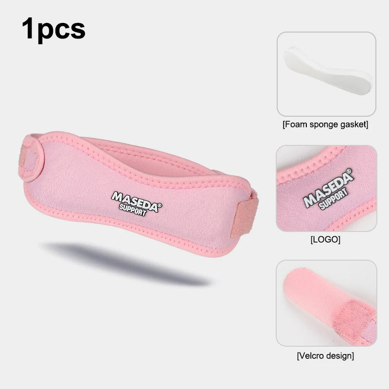 Adjustable Patellar Knee Strap – Support for Running & Sports Knee Support Strap Qst 1pcs Pink