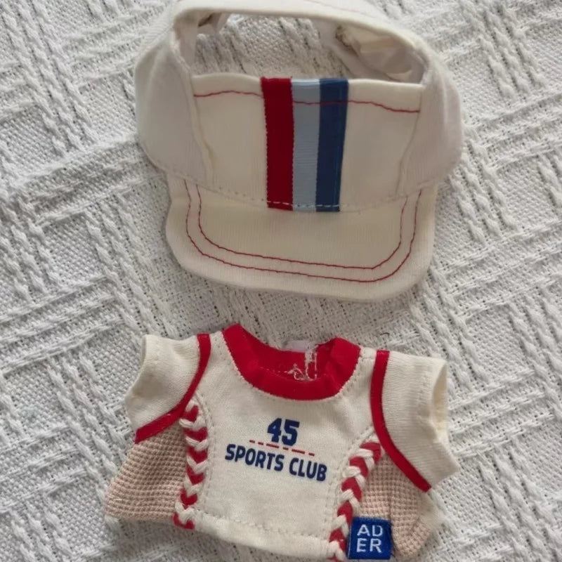 Labubu 15/17cm Doll Outfit Set – Baseball, Sweater & Skirt