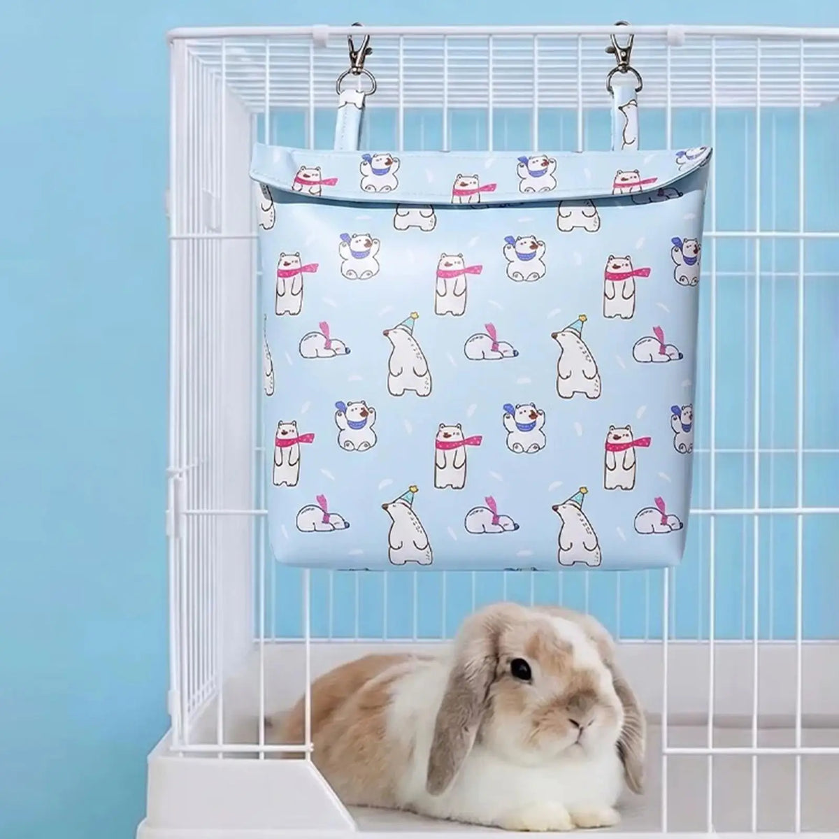 Cooling Pouch for Hamsters, Bunnies & Hedgehogs | Cotton Nest Small Pet Cooling Nest Qme