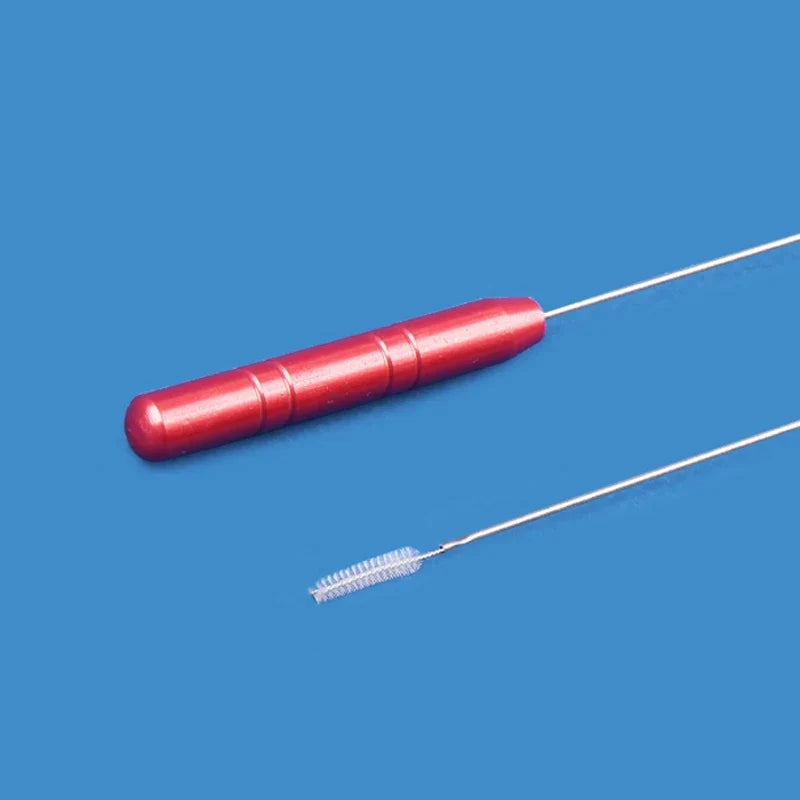3-Piece Stainless Steel Tube Cleaning Brush Set | Cannula Brush Tube Cleaning Brush Qme