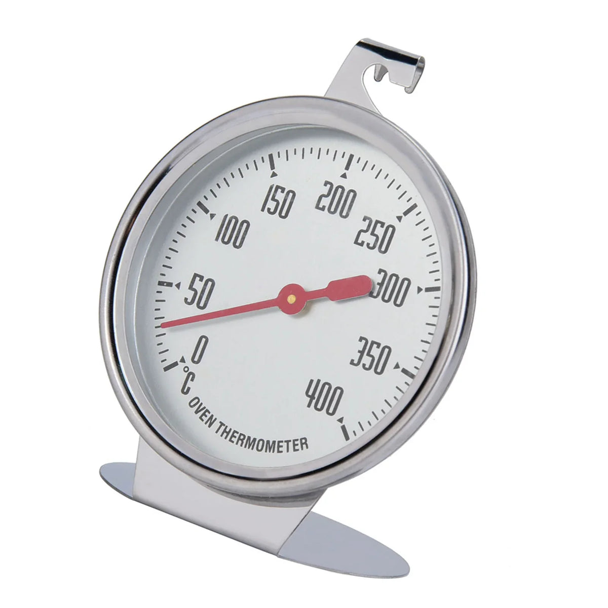 Stainless Steel Oven Thermometer 0–400°F Stand-Up Kitchen Gauge Oven Thermometer Qme
