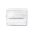 Nail Art Stamper & Scraper – Clear Silicone French Manicure Tool Nail Art Stamper Qme square shape