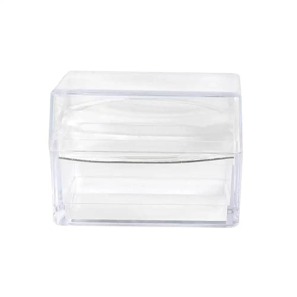 Nail Art Stamper & Scraper – Clear Silicone French Manicure Tool Nail Art Stamper Qme square shape